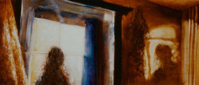 Dualidade, 1997 (óleo sobre papel) de Lee Campbell